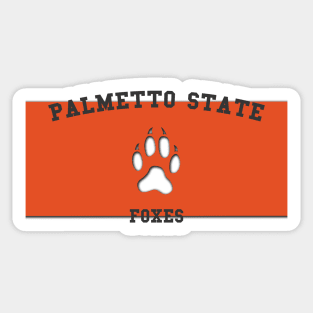 Palmetto Foxes Sticker